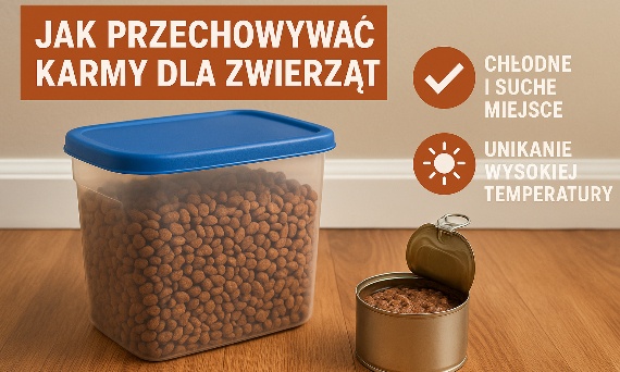 Jak prawidłowo przechowywać karmę dla zwierząt – poradnik dla właścicieli